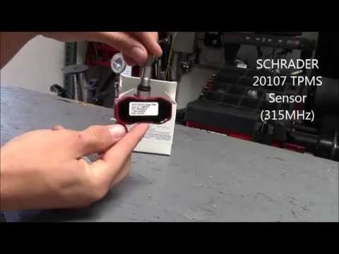 Schrader 20107 TPMS sensor video